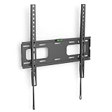 Flashstar TV Wandhalterung FIX für Fernseher von 37-75 Zoll (94cm bis 191cm Bildschirmdiagonale), inkl. Fischer Dübel, VESA bis 400x400, Wandabstand von nur 2,6 cm, max. 40 kg, schwarz