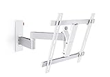 Vogel's WALL 2245 TV-Wandhalterung für 81-140 cm (32-55 Zoll) Fernseher, 180° schwenkbar und neigbar,  max. 20 kg, Vesa max. 400 x 400, weiß