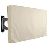 WWWANG Outdoor-TV-Abdeckung mit Unteres Gehäuse - Beige Heavy Duty Wetter Universal-Schutz for LCD, LED, Plasma-Fernsehgeräte (Color : 22, Size : 24INCH)