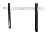 One For All TV-Wandhalterung - Fernseher Halterung - Curved 4K OLED QLED LED Flachbildfernseher - 32 bis 84 Zoll - VESA 200x200 bis 600x400 - max. 80 kg - Schwarz Weiß- WM6611