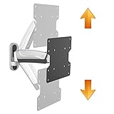 RICOO Monitor Halterung Wand S2622 Universal für 13-47 Zoll (ca. 33-119cm) Gasfeder Schwenkbar Neigbar TV Wandhalterung Halter auch für Curved LCD und LED Fernseher | VESA 100x100 200x200 Silber Grau