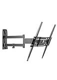 Meliconi SLIMSTYLE 400 SDR TV Wandhalterung mit Doppelarm, 101,6-203,2 cm (40-80 Zoll) Black