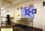 Bracket Haushalt Wandhalterung, TV Rack Universal Computer LCD Monitor Halterung Versenkbare Rotation Vertikale Bildschirm Universal Wandhalterung 14-24 Zoll, Wandbehang Halterung