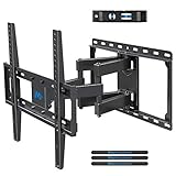 Mounting Dream TV Wandhalterung Schwenkbar Neigbar Fernseher Wandhalterung Doppel Arm Halterung für die meisten 66-140cm (26-55 Zoll) LED, LCD, OLED, Plasma TVs mit VESA 75x75-400x400mm bis zu 45kg