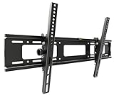 RICOO TV Wandhalterung R07 Universal für 37-80 Zoll (ca. 94-203cm) Neigbar Super Flach Wand Halter Aufhängung Fernseh Halterung auch für Curved LCD und LED Fernseher | VESA 300x200 700x400 | Schwarz