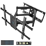 deleyCON Universal TV Wandhalterung - 32' - 75' Zoll (81-190cm) - Neigbar Schwenkbar Belastbar bis 66Kg - bis VESA 600x400mm - Wandabstand Variabel
