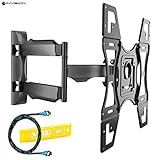 Invision TV Wandhalterung Ultra Schlank Neigung Schwenkbar für die Meisten 26-60 Zoll LED LCD Plasma 3D 4K-Bildschirme, Max VESA 400x400mm (HDTV-L)