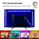 LED TV Hintergrundbeleuchtung 2m Kit Für 40-60 Zoll TV,Pangton Villa RGB 5050 led Strip mit Fernbedienung Usb TV Beleuchtung,MEHRWEG