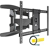 Invision TV Wandhalterung - Ultrastarker Doppelarm - Schwenkbar Neigbar für 94 - 178 cm (37 - 70 Zoll) - Halterung für LED LCD Fernseher - VESA 200x200 - 400 x 600 inklusive (HDTV-DXL)